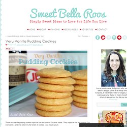 Very Vanilla Pudding Cookies- Sweet Bella Roos