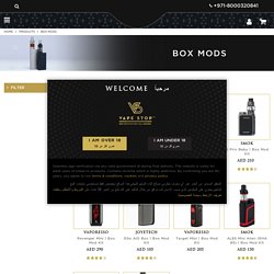 Box Mod Vape: Best Box Mod in Performance & Looks on Vape Stop UAE
