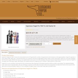 Vaporesso Target Pro 75W TC cCell Starter Kit - Longhorn Vapor LLC