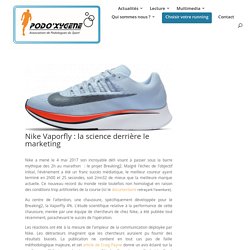 Nike Vaporfly : la science derrière le marketing