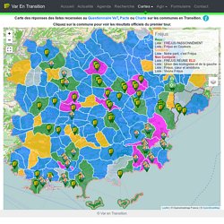 Var en Transition- :Municipales : Carte des réponses obtenues