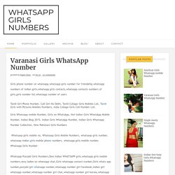 Varanasi Girls WhatsApp Number
