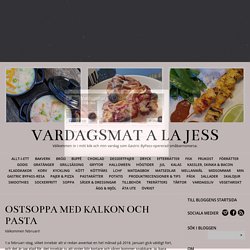 Vardagsmat a la Jess - Ostsoppa med kalkon och pasta