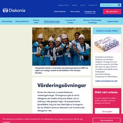 Gratis värderingsövningar om viktiga frågor - Diakonia