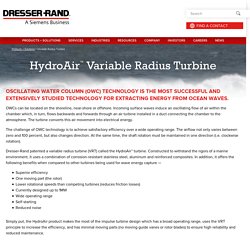 Dresser-Rand HydroAir Variable Radius Turbine