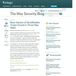 New Variant of DevilRobber Trojan Found in Three Mac Apps