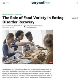 Food Variety in Eating Disorder Recovery