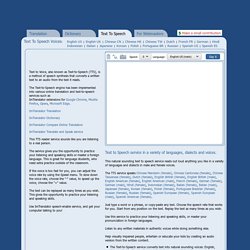 Text To Speech, TTS: English, Spanish, French, Russian, Italian,