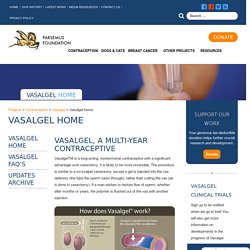 Vasalgel home - Parsemus Foundation