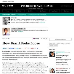 "How Brazil Broke Loose" by Mark Roe and João Paulo Vasconcellos