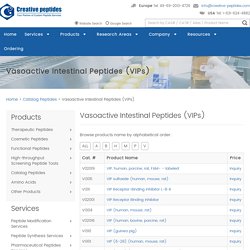 Vasoactive Intestinal Peptides (VIPs)