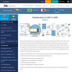 VAT Implementation in UAE