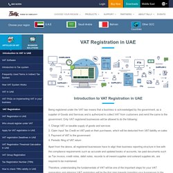 How to register for VAT in UAE