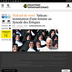 Vatican : nomination d’une femme au Synode des Évêques