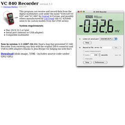 VC 840 Recorder