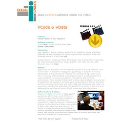 VCode & VData: Video Annotation Tools