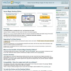 Vector Magic Desktop Edition - Vector Magic