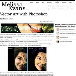 Vector Art with Photoshop - Online Tutorial at Melissa Clifton page 1