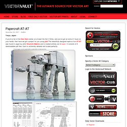 Papercraft AT-AT – VECTORVAULT - Free Vector Downloads & Vector Art from Around the World