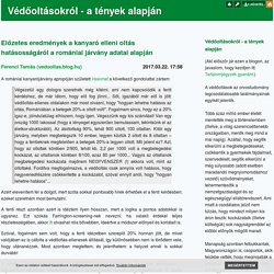 Védőoltásokról - a tények alapján