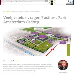 Veelgestelde vragen Business Park Amsterdam Osdorp