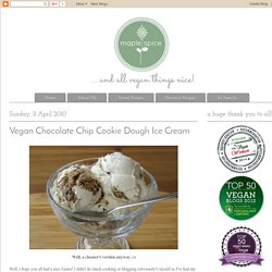 Vegan Chocolate Chip Cookie Dough Ice Cream