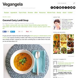 Vegan Coconut Curry Lentil Soup