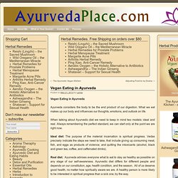 Vegan Eating in Ayurveda