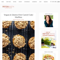 Vegan & Gluten-Free Carrot Cake Muffins