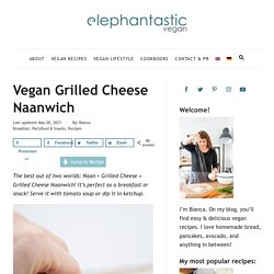 Vegan Grilled Cheese Naanwich
