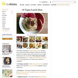 10 Vegan Lunch Ideas