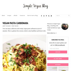 Vegan Pasta Carbonara