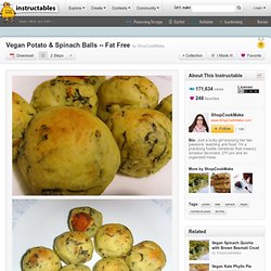 Vegan Potato & Spinach Balls