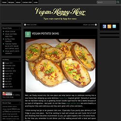 Vegan Recipes - Potato Skins