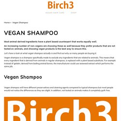 vegan shampoo