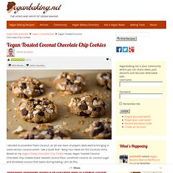 Vegan Toasted Coconut Chocolate Chip Cookies
