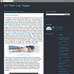 AC Hero Las Vegas: Desert Cooler Repair
