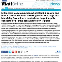 Las Vegas gunman had sixteen guns in ten suitcases