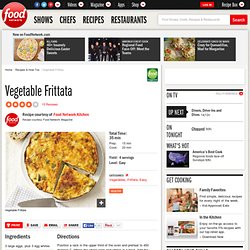 Vegetable Frittata Recipe : Food Network Kitchens