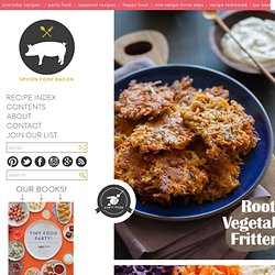 Root Vegetable Fritters recipe