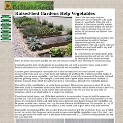 Raised-Bed Vegetable Gardening for Cool Climates