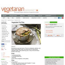Vegetable Pot Pies Recipe