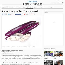 Summer vegetables, Provence-style
