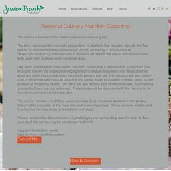 Personal Nutrition Coaching Calgary - jessicapecush