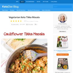 Vegetarian Keto Tikka Masala