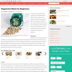 Vegetarian Meals For Beginners