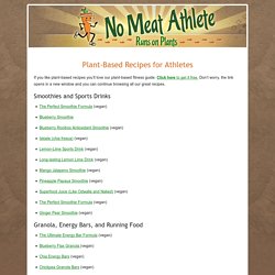 Vegetarian Recipes for Athletes