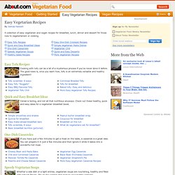 Easy Vegetarian Recipes - Quick and Easy Vegan Food Recipes - Vegetarian Cooking - Simple Vegetarian Recipes - Best vegetarian recipes