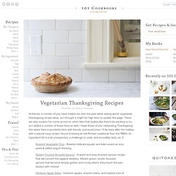 Vegetarian Thanksgiving Recipes
