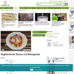 Vegetarische Sauce a la Bolognese
